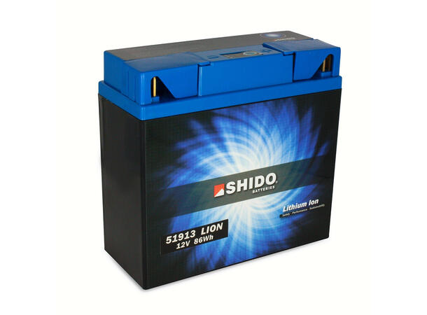 Shido 51913 Lithium - 12V ATV/MC/Snøscooter Batteri